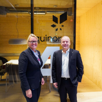 Prorektor for nyskaping ved NTNU, Toril Hernes og administrerende direktør i Equinor ASA, Anders Opedal. Prorektor for nyskaping ved NTNU, Toril Hernes og administrerende direktør i Equinor ASA, Anders Opedal.