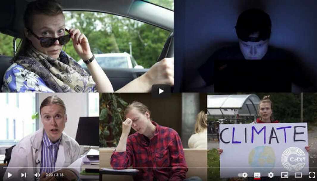 «Visste du at folk er idioter?» - slik starter Marthe Wilhelmsens video om egen forskning. «Visste du at folk er idioter?» - slik starter Marthe Wilhelmsens video om egen forskning.