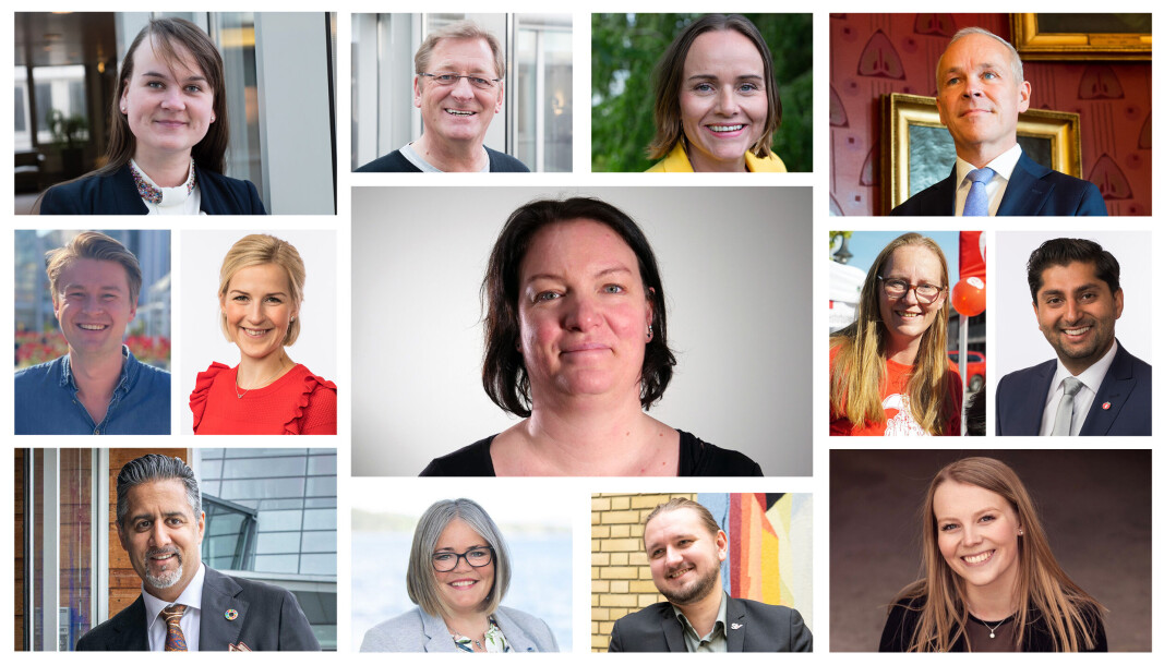 Medlemmene i den nye Utdannings- og forskningskomiteen. Hege Bae Nyholt, leder for komiteen, i midten. Medlemmene i den nye Utdannings- og forskningskomiteen. Hege Bae Nyholt, leder for komiteen, i midten.