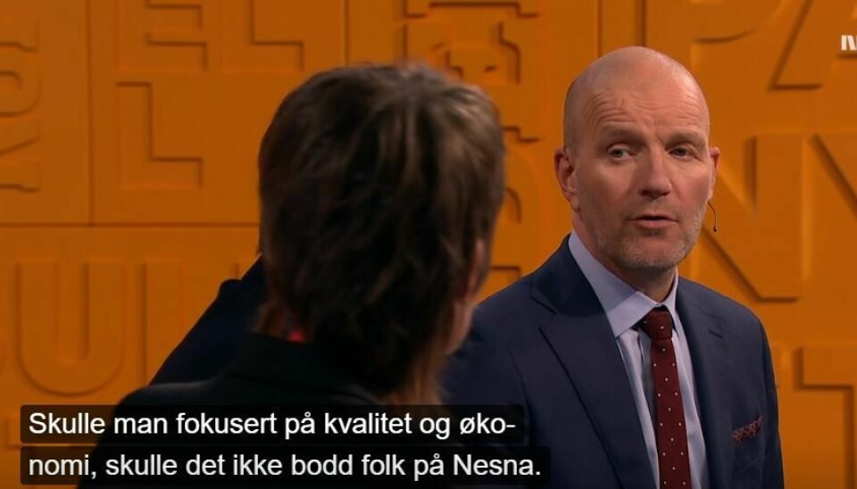 I en innslag på humorprogrammet «Nytt på nytt» 22. oktober ble Høgskolen på Nesna harselert med.
