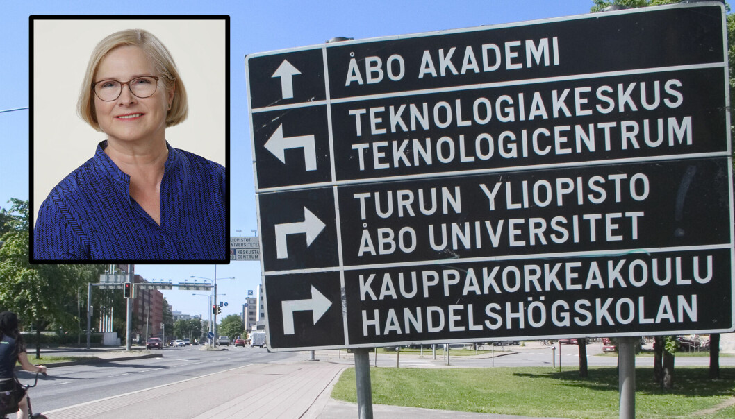 Rektor Moira von Wright må gå på dagen fra jobben på øverste leder ved Åbo Akademi