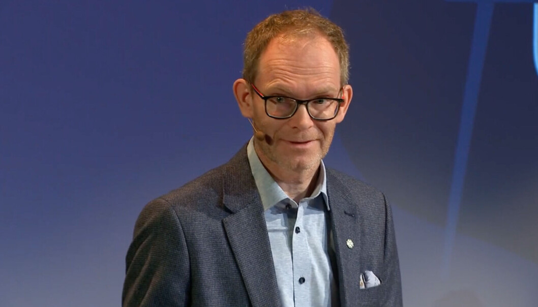 Statssekretær i Kunnskapsdepartementet, Oddmund Løkensgard Hoel, var tydeleg i talen kring norsk fagspråk under Språkdagen 2021. Statssekretær i Kunnskapsdepartementet, Oddmund Løkensgard Hoel, var tydeleg i talen kring norsk fagspråk under Språkdagen 2021.