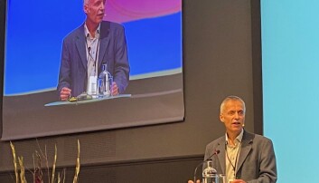 Lars Holden på Forskerforbundets forskningspolitiske konferanse 9. november. Lars Holden på Forskerforbundets forskningspolitiske konferanse 9. november.