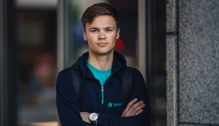 Studentleder i Tekna Erlend Hermansen. Studentleder i Tekna Erlend Hermansen.