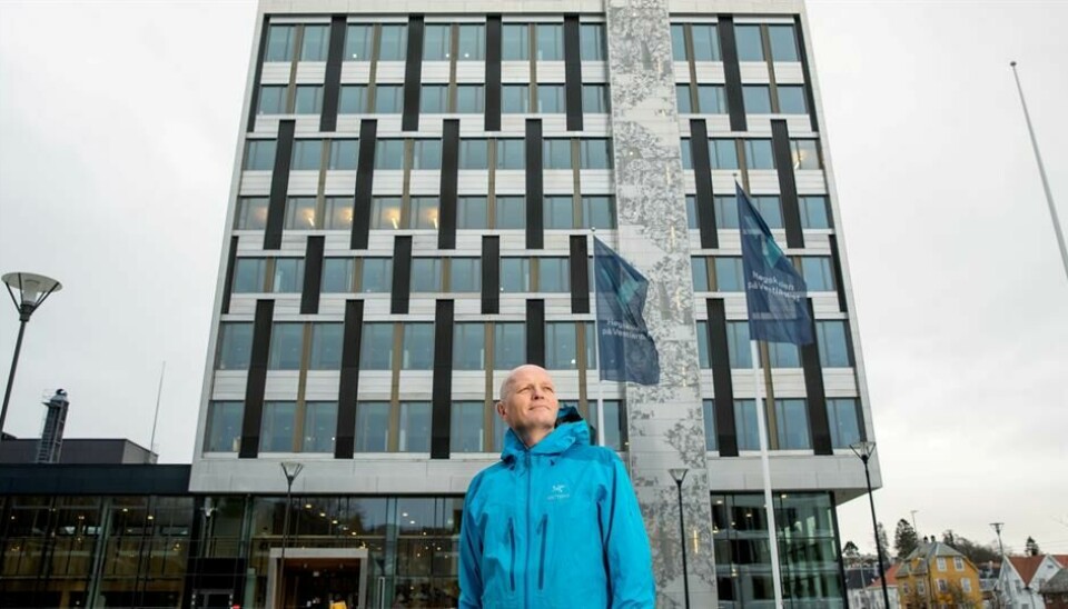 Rektor Gunnar Yttri ved Høgskulen på Vestlandet.