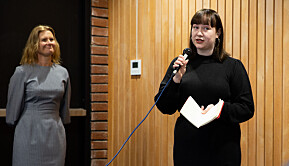 Leder for studentutvalget ved Det humanistiske fakultetet, Veronica Dahlby Tveitan. Leder for studentutvalget ved Det humanistiske fakultetet, Veronica Dahlby Tveitan.