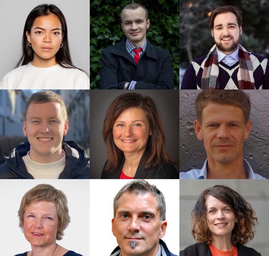 Fra øverste rad t.h: Ina Maria Finnerud, Thomas Helland-Hansen, Victor ZImmer, Andreas Knudsen Sund, Pinar Heggernes, Solve Sæbø, Marit Reitan, Bjørn Stensaker, Kathrine Tveiterås Fra øverste rad t.h: Ina Maria Finnerud, Thomas Helland-Hansen, Victor ZImmer, Andreas Knudsen Sund, Pinar Heggernes, Solve Sæbø, Marit Reitan, Bjørn Stensaker, Kathrine Tveiterås
