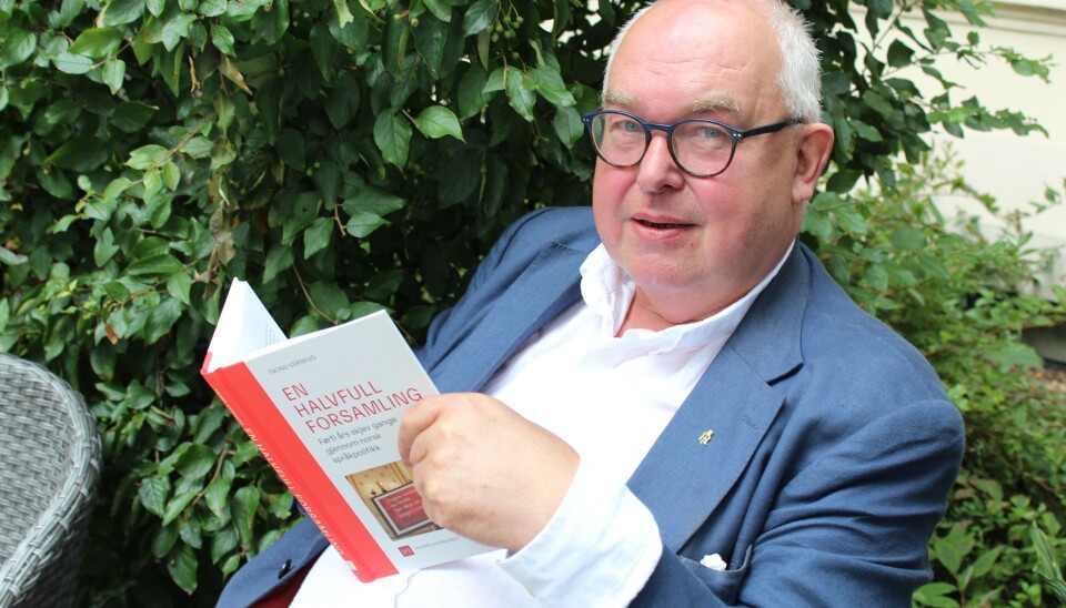 – Styrk unges leseferdigheter og leseglede, oppfordrer Trond Vernegg, formann i Riksmålsforbundet. (Foto: Stig Michaelsen)