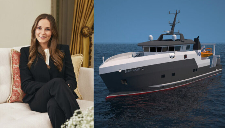 Majestetisk navn: Det nye kystforskningsfartøyet får navnet «Prinsesse Ingrid Alexandra», noe Kongehuset uttrykker at de er glade for. Navnevalget blir kjent samme dag som prinsessen fyller 18 år.