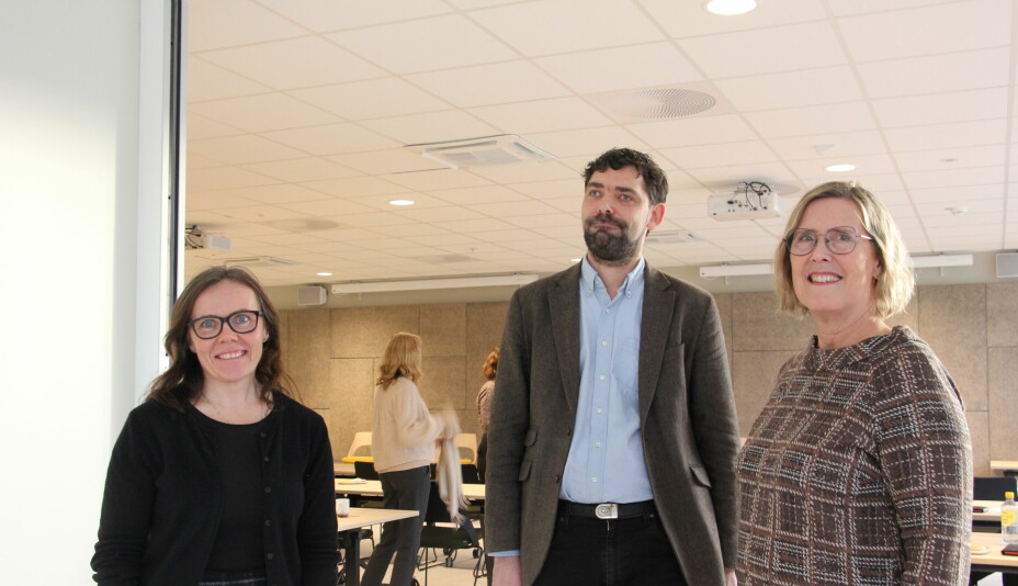Ingrid Barmen Tysnes, Kjetil Grimastad Lundberg og Svanaug Fjær har vært sentrale i arbeidet med etableringen av ny master innen barnevernarbeid ved HVL.