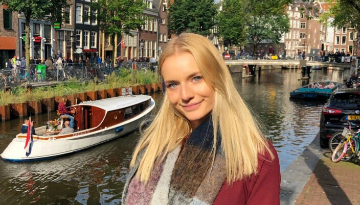 — Det var ganske mye jobb i begynnelsen, sier tollstudent Maria Mentel. — Det var ganske mye jobb i begynnelsen, sier tollstudent Maria Mentel.