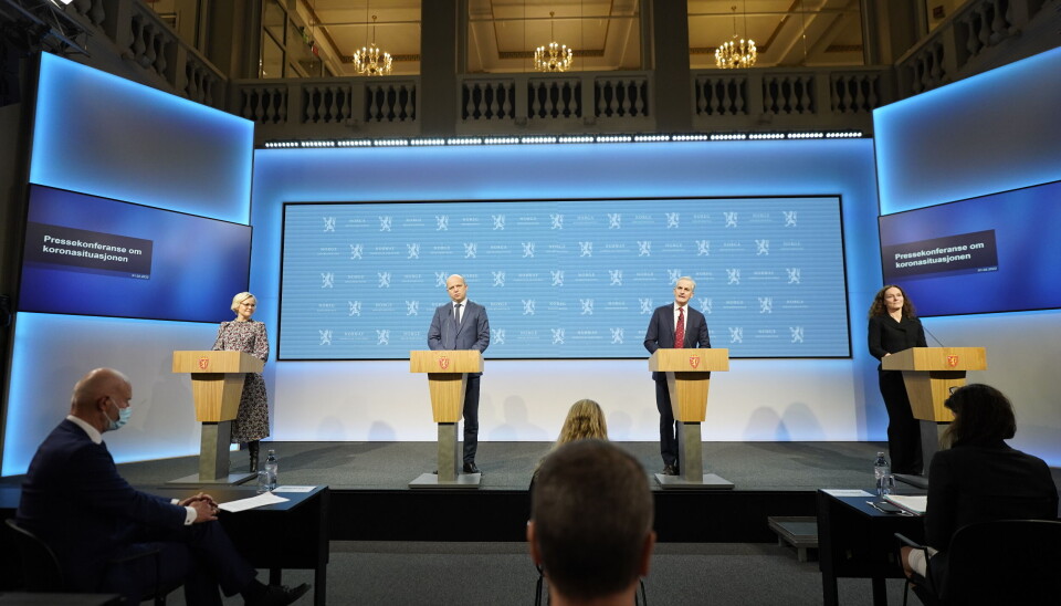 Regjeringen holdt 1. februar en pressekonferanse der de la fram lettelser i koronatiltakene.