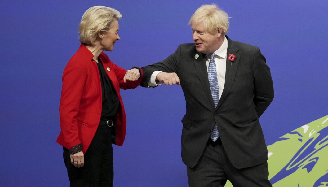 EU-kommisjonens leder Ursula Von der Leyen og Storbritannias statsminister Boris Johnsen er to av de det legges press på. EU-kommisjonens leder Ursula Von der Leyen og Storbritannias statsminister Boris Johnsen er to av de det legges press på.