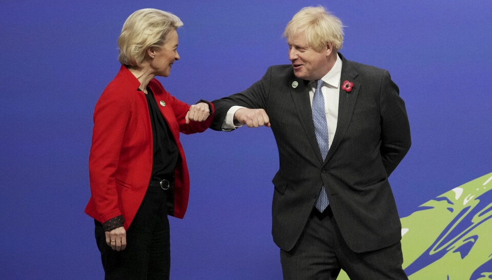 EU-kommisjonens leder Ursula Von der Leyen og Storbritannias statsminister Boris Johnsen er to av de det legges press på.