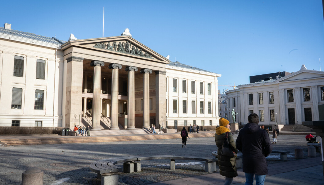 Det juridiske fakultet, Universitetet i Oslo. Fotografert 18.2. 2022 i forbindelse med en selvplagieringssak.