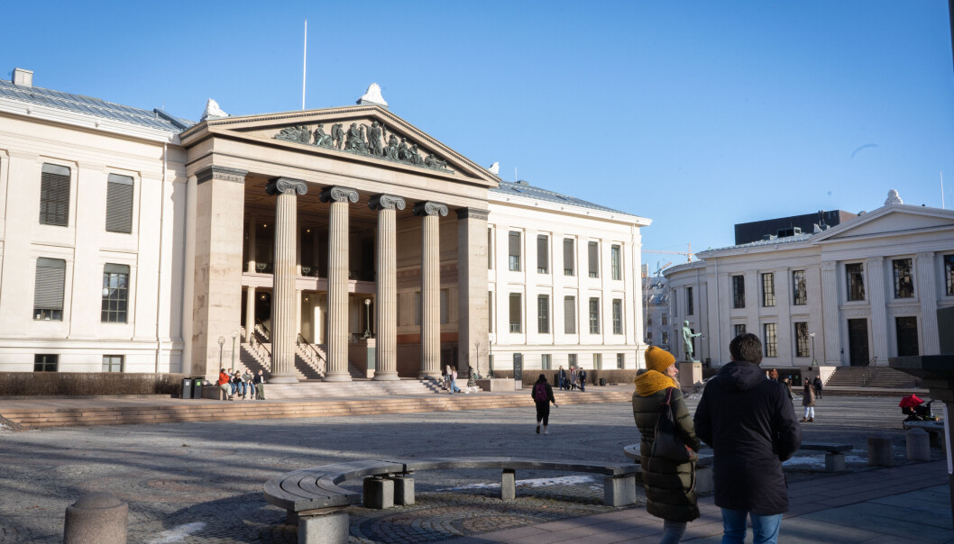Det juridiske fakultet, Universitetet i Oslo. Fotografert 18.2. 2022 i forbindelse med en selvplagieringssak. Det juridiske fakultet, Universitetet i Oslo. Fotografert 18.2. 2022 i forbindelse med en selvplagieringssak.