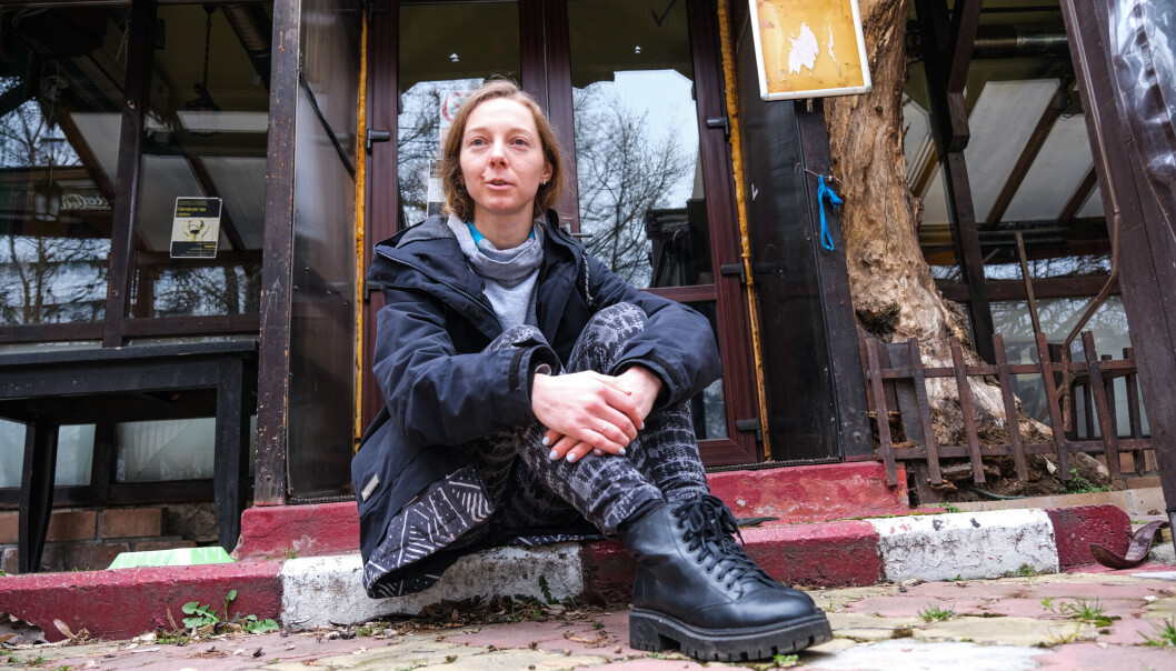 — Jeg trenger ikke å skyte noen for å kjempe, sier Vira Stroieva. — Jeg trenger ikke å skyte noen for å kjempe, sier Vira Stroieva.