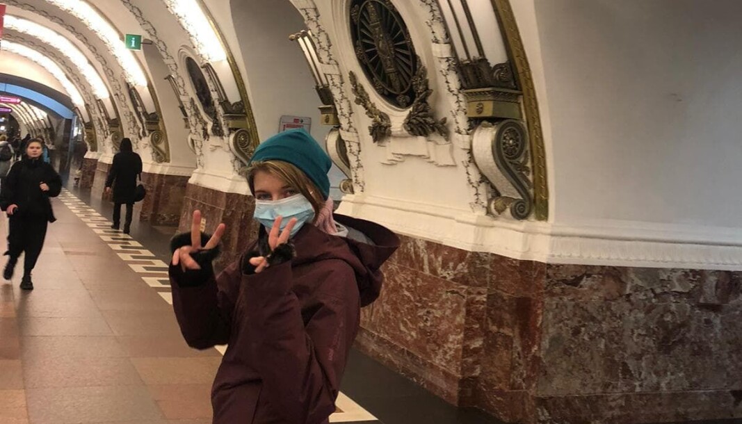 Situasjonen i Russland ble for usikker for utvekslingsstudent Nikoline Marie Vågen Willadssen (23). Situasjonen i Russland ble for usikker for utvekslingsstudent Nikoline Marie Vågen Willadssen (23).