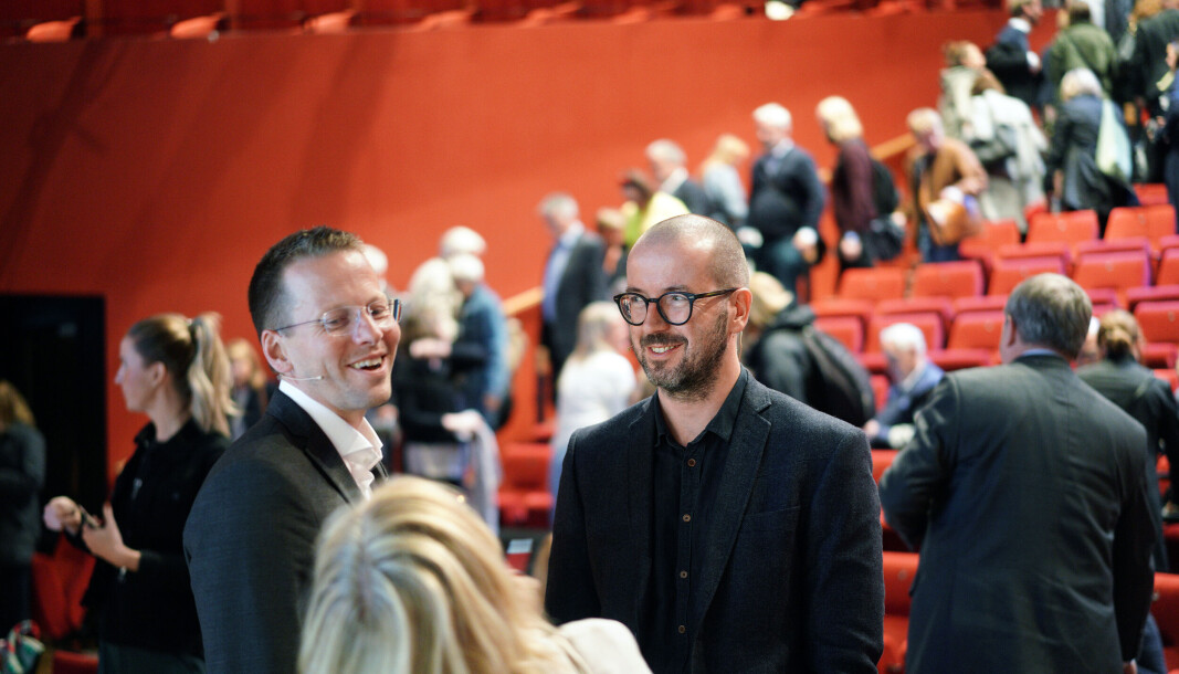 Simen Markussen (t.h.) skal lede en av regjeringens nye ekspertgrupper som skal gjøre oss bedre forberedt på neste krise. Her er han under et arrangement på Arendalsuka i 2019. Simen Markussen (t.h.) skal lede en av regjeringens nye ekspertgrupper som skal gjøre oss bedre forberedt på neste krise. Her er han under et arrangement på Arendalsuka i 2019.