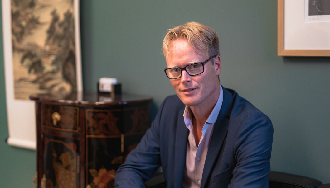 Prorektor for utdanning ved Høyskolen Kristiania, Sander Sværi forteller om 3-400 mulige studieplasser for flyktninger. Prorektor for utdanning ved Høyskolen Kristiania, Sander Sværi forteller om 3-400 mulige studieplasser for flyktninger.