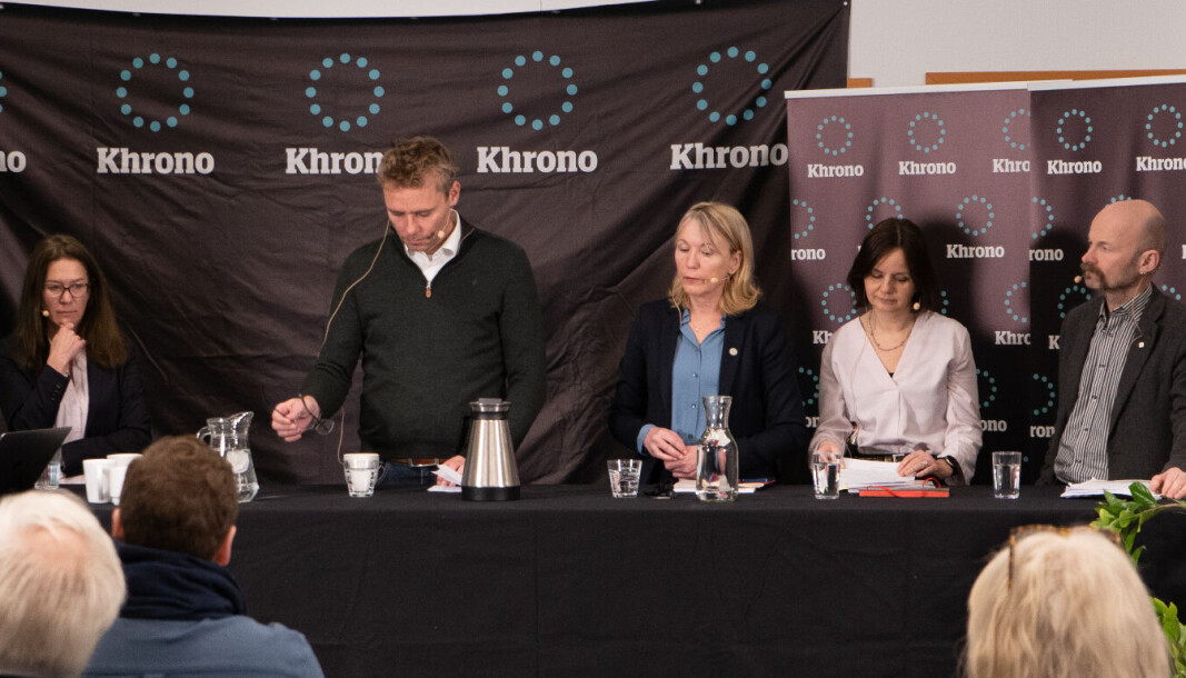 Den ferske Kierulf-rapporten om akademisk ytringsfrihet skaper debatt. På bildet er Anine Kierulf (t.v), Ola Borten Moe, Margareth Hagen, Åse Gornitzka og Aksel Tjora. Den ferske Kierulf-rapporten om akademisk ytringsfrihet skaper debatt. På bildet er Anine Kierulf (t.v), Ola Borten Moe, Margareth Hagen, Åse Gornitzka og Aksel Tjora.