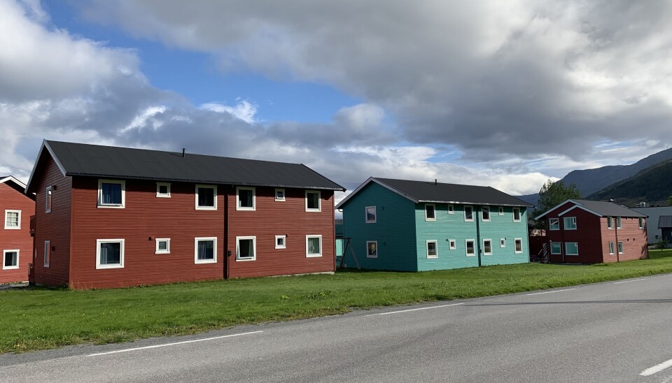 Studentboliger på Nesna, uten mennesker.