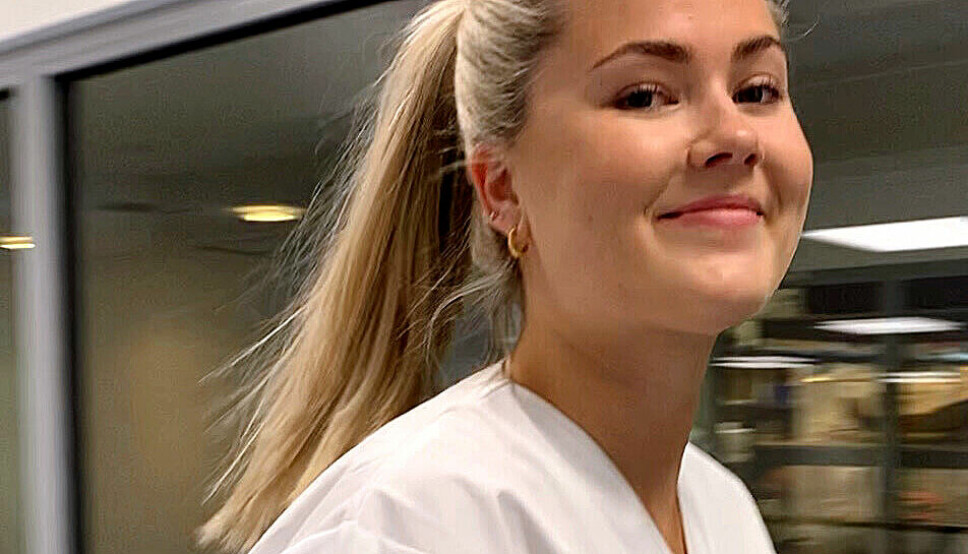 Karen Hodnefjell studerer sykepleie på Lovisenberg diakonale høgskole, og er dermed helt i toppen av fornøyde sykepleierstudenter.