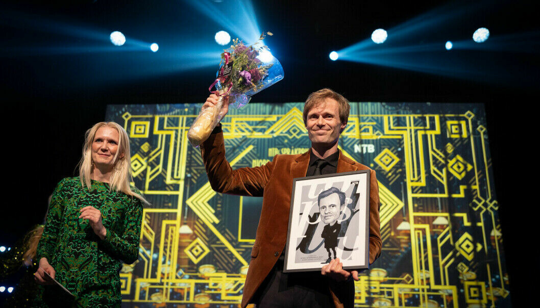 Gjev språkpris til Khrono sin journalist Njord Svendsen blei delt ut under Dei nordiske mediedagane i Bergen onsdag.