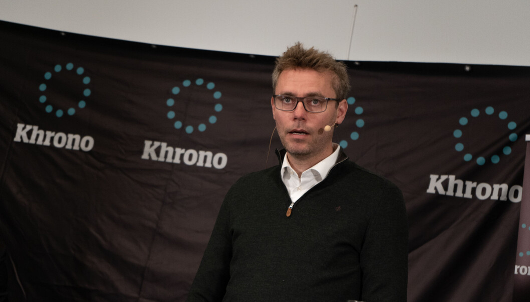 For en statsråd er det sikkert fint å kunne kaste et styre når flasketuten begynner å peke faretruende nær statsråden, skriver Erik Eriksen. På bildet er statsråd Ola Borten Moe i en debatt om ytringsfrihet i akademia tidligere i vår. For en statsråd er det sikkert fint å kunne kaste et styre når flasketuten begynner å peke faretruende nær statsråden, skriver Erik Eriksen. På bildet er statsråd Ola Borten Moe i en debatt om ytringsfrihet i akademia tidligere i vår.