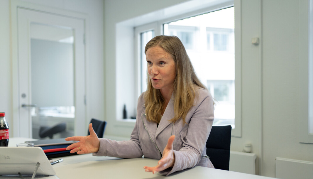 — Likviditetssituasjonen når det gjelder forskningsfinansiering er krevende. Og de avklaringene som ligger i DFØ-rapporten fører til at det må gjøres endringer, sier Mari Sundli Tveit, administrerende direktør i Norges forskningsråd. — Likviditetssituasjonen når det gjelder forskningsfinansiering er krevende. Og de avklaringene som ligger i DFØ-rapporten fører til at det må gjøres endringer, sier Mari Sundli Tveit, administrerende direktør i Norges forskningsråd.
