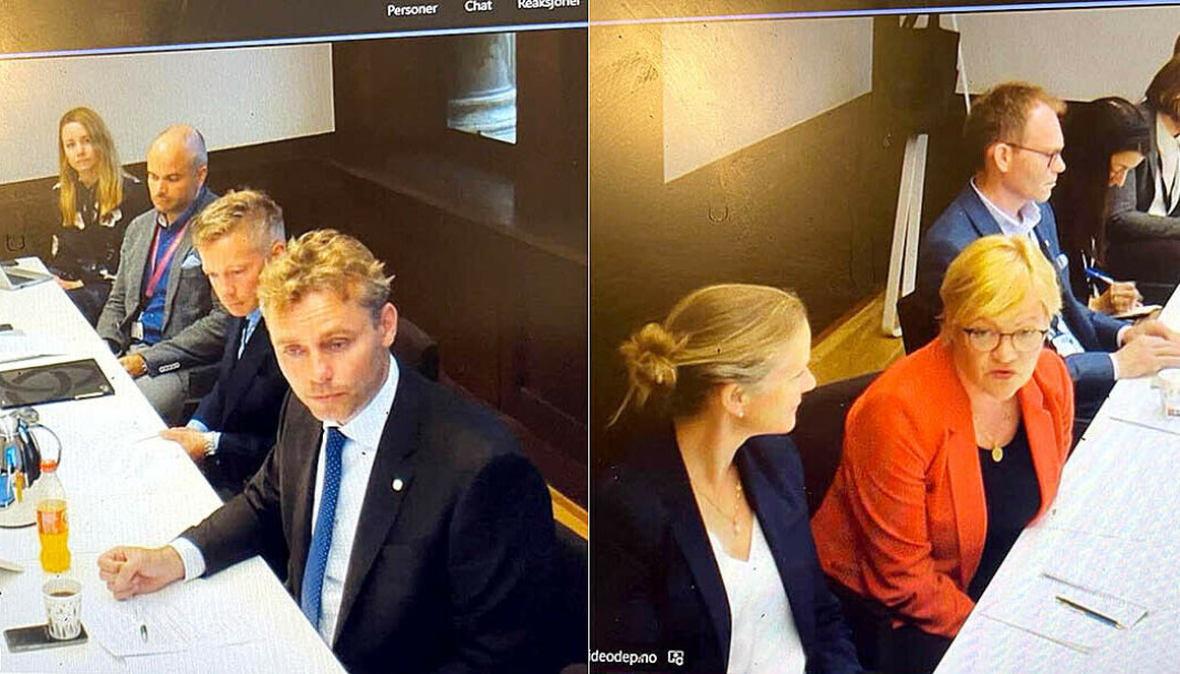 Her fra sektormøtet i forskningssektoren 25. mai. Her fra sektormøtet i forskningssektoren 25. mai.