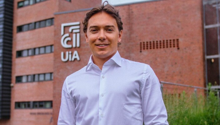 Studentleder Kristian Fredrik Meyer Ødegård ved Universitetet i Agder. Studentleder Kristian Fredrik Meyer Ødegård ved Universitetet i Agder.