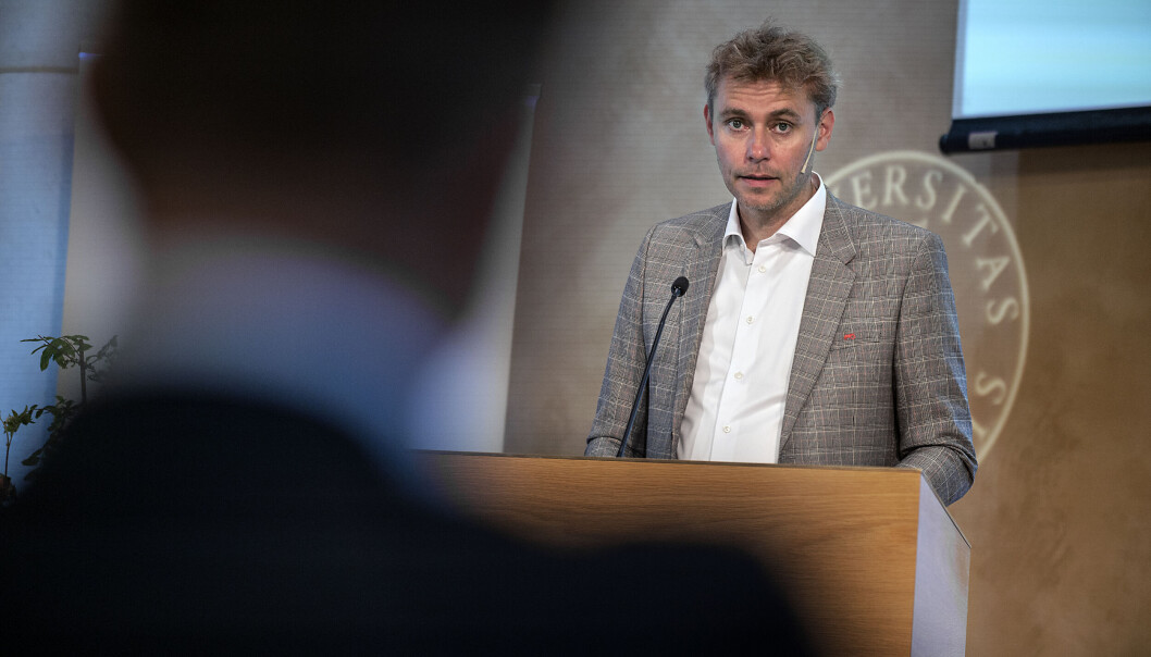 – Vi har nå gjort en totalvurdering, sier statsråd Ola Borten Moe. – Vi har nå gjort en totalvurdering, sier statsråd Ola Borten Moe.