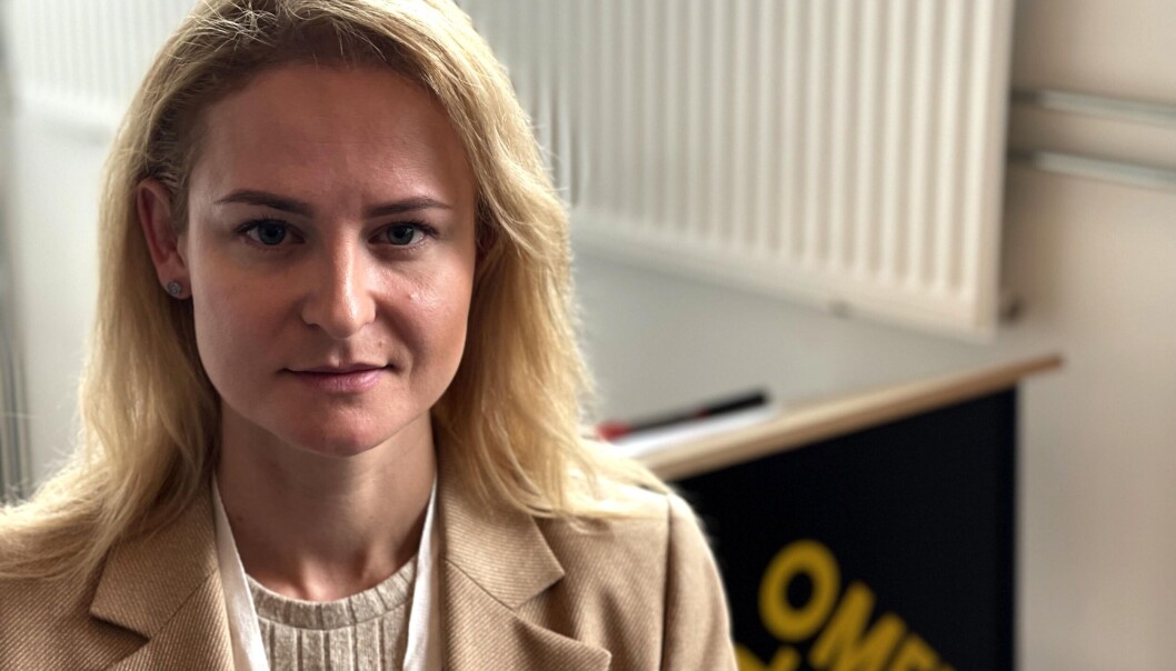 Dekan Olena Muryadyan ved Karazin universitet i Kharkiv holdt gjesteforelesning i Oslo i forrige uke. Hennes universitet er blant de rammede. Dekan Olena Muryadyan ved Karazin universitet i Kharkiv holdt gjesteforelesning i Oslo i forrige uke. Hennes universitet er blant de rammede.