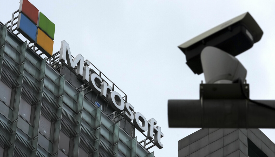 Et overvåkningskamera oppdaget nær Microsofts lokaler i Beijing. Ifølge datagiganten har Russland etter invasjonen i Ukraina gått i gang med 