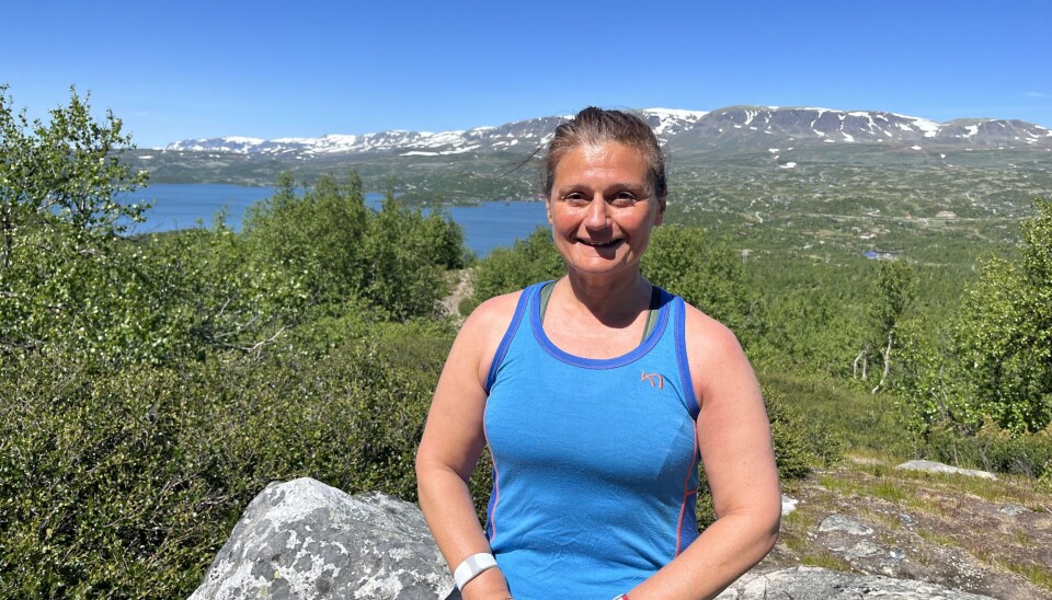 Prorektor Pinar Heggernes starta sommarferien på Ustaoset.