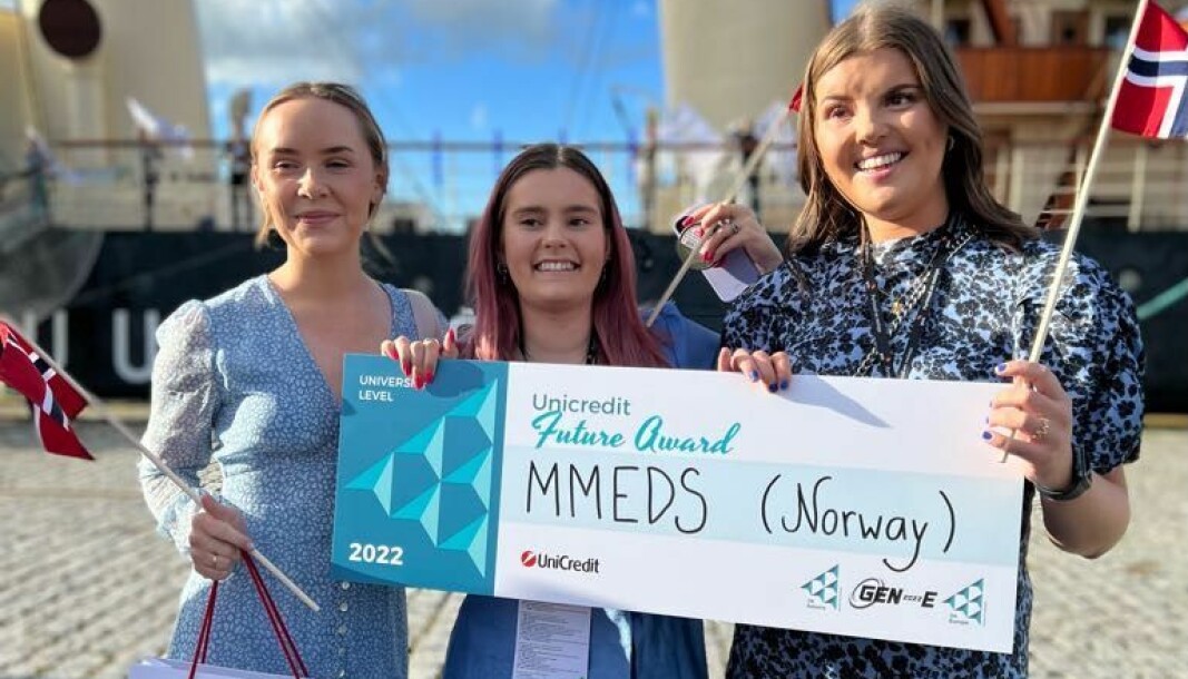 MMEDS Studentbedrift vinnere av UniCredit Future Award for deres bærekraftarbeid MMEDS Studentbedrift vinnere av UniCredit Future Award for deres bærekraftarbeid