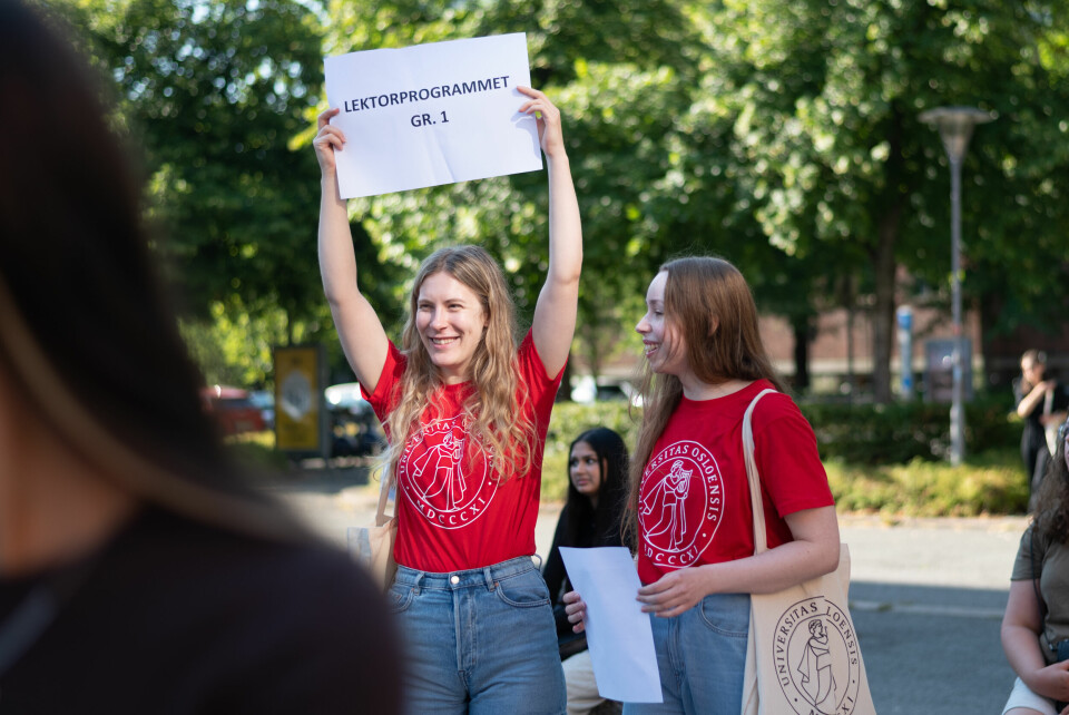 UiO: Nye studenter og faddere var på plass ved åpningen av studieåret 2022/2023. Foto: Maylinn Hovengen Byrknes/UiO
