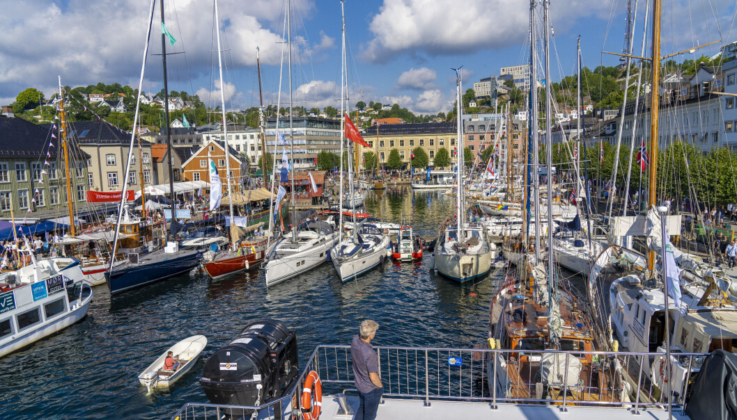 Arendal 20220817. Utsikt over Pollen under Arendalsuka 2022.Foto: Ole Berg-Rusten / NTB Arendal 20220817. Utsikt over Pollen under Arendalsuka 2022.Foto: Ole Berg-Rusten / NTB
