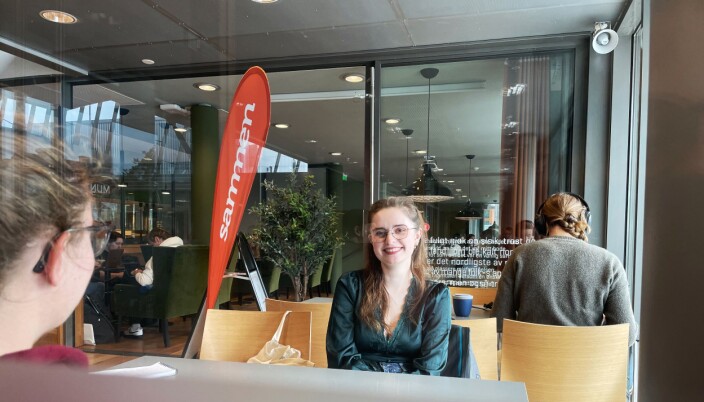 Maria Romarheim synes allerede det er altfor kaldt i mange av universitetsbyggene om vinteren. Maria Romarheim synes allerede det er altfor kaldt i mange av universitetsbyggene om vinteren.