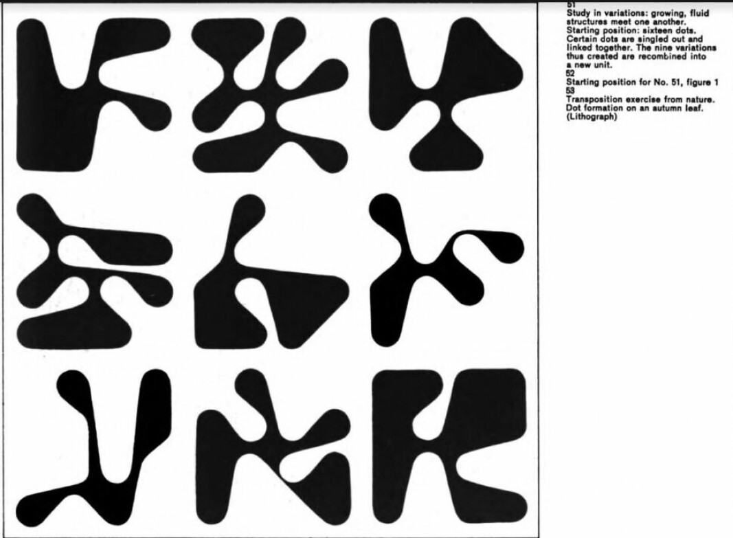 Faksimile fra «Graphic Design Manual: Principle and practice» av Arnin Hofmann