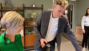 Tidligere denne uken var statsråd Ola Borten Moe i Molde. Der møtte han blant annet samskipnadsdirektør Bente Aure Myrstad Tidligere denne uken var statsråd Ola Borten Moe i Molde. Der møtte han blant annet samskipnadsdirektør Bente Aure Myrstad