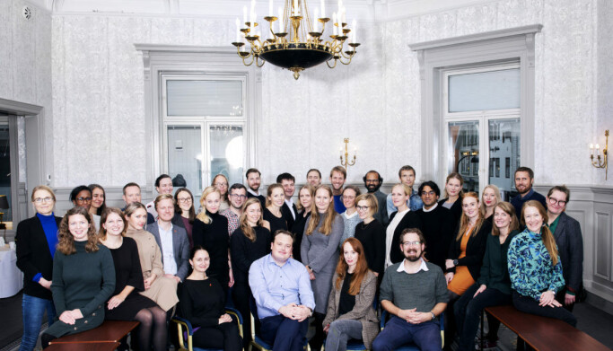 Her er medlemmer i Akademiet for yngre forskere. — Akademiet for yngre forskere er en av de mest mangfoldige sammensatte gruppene i Norge både når det kommer til fagbakgrunn, kjønn, geografi og internasjonal bakgrunn, sier leder Jonas Stein. Her er medlemmer i Akademiet for yngre forskere. — Akademiet for yngre forskere er en av de mest mangfoldige sammensatte gruppene i Norge både når det kommer til fagbakgrunn, kjønn, geografi og internasjonal bakgrunn, sier leder Jonas Stein.