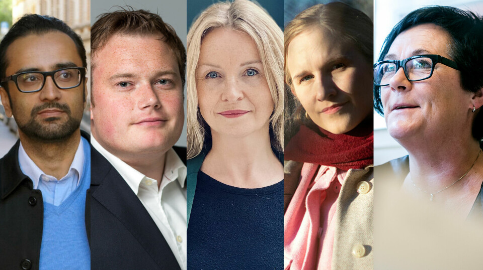 Tony Burner, Jonas Stein, Karianne Bjellås Gilje, Minda Holm og Tove Lie er juryen i Årets navn i akademia 2022.