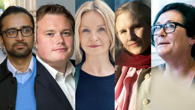 Tony Burner, Jonas Stein, Karianne Bjellås Gilje, Minda Holm og Tove Lie er juryen i Årets navn i akademia 2022.