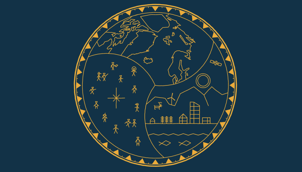 - Overraskelsen var derfor stor da vi nylig ble presentert for et eget visuelt uttrykk for UiTs nye strategi. Den tannhjullignende borden skal symbolisere at strategien er noe som skal dra universitetet fremover, gulfargen at den i så måte skal gi energi og drivkraft, og de tre feltene med sine visuelle uttrykk skal symbolisere strategiens satsingsområder, skriver Hilde Marie Pettersen og Turid Moldenæs ved UiT. - Overraskelsen var derfor stor da vi nylig ble presentert for et eget visuelt uttrykk for UiTs nye strategi. Den tannhjullignende borden skal symbolisere at strategien er noe som skal dra universitetet fremover, gulfargen at den i så måte skal gi energi og drivkraft, og de tre feltene med sine visuelle uttrykk skal symbolisere strategiens satsingsområder, skriver Hilde Marie Pettersen og Turid Moldenæs ved UiT.