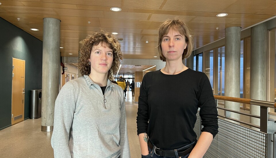 Vil ikke betale bot og må bruke to dager i Oslo tingrett: Lena Mair (til venstre) og Kristiina Visakorpi.