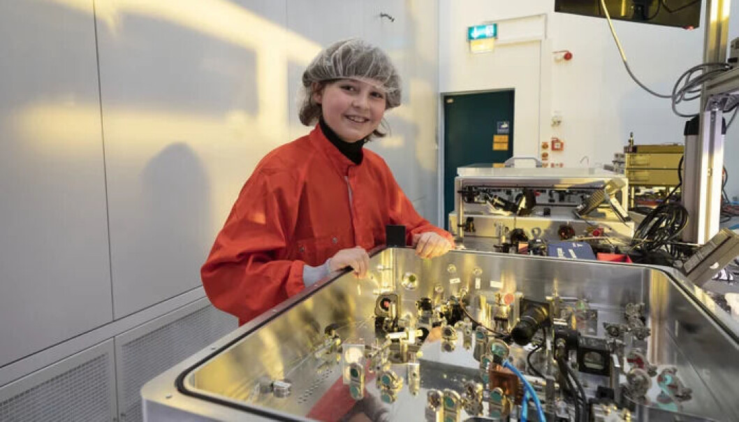 Laurent Simons ved Max-Planck-Institut i München tidligere i år. Laurent Simons ved Max-Planck-Institut i München tidligere i år.