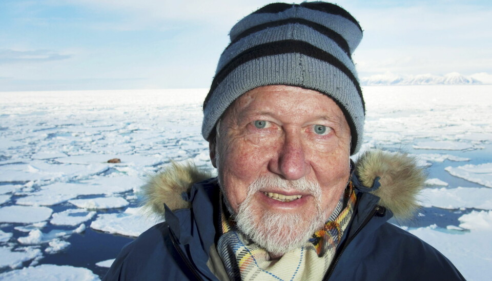 Portrett av Olav Orheim fra 2010 på Svalbard