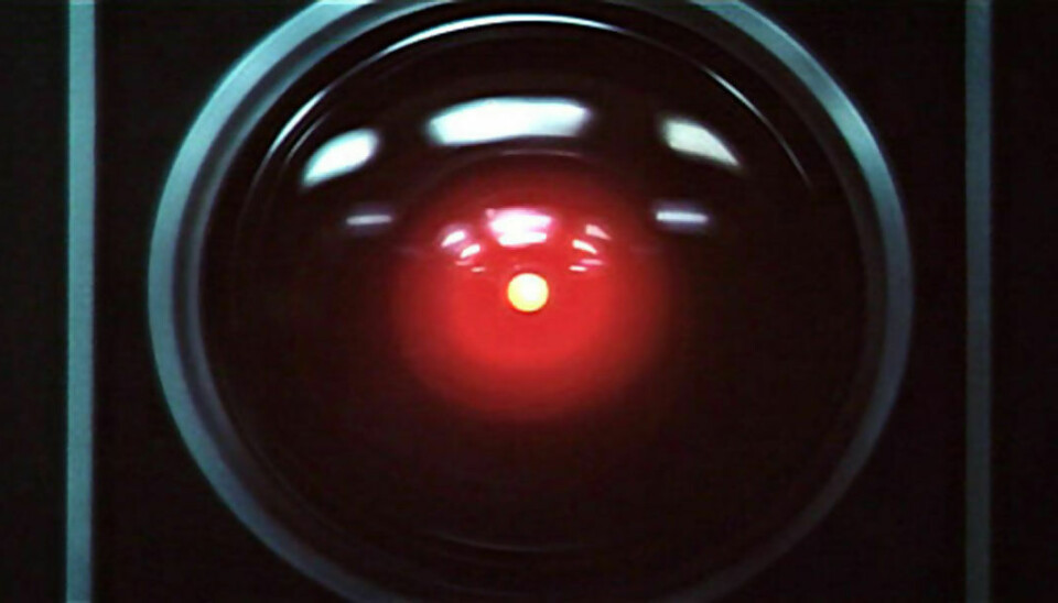 Kunstverk inspirert av det røde, elektroniske øyet til den levende datamaskinen HAL 9000 i Stanley Kubricks 2002: en romodyssé.